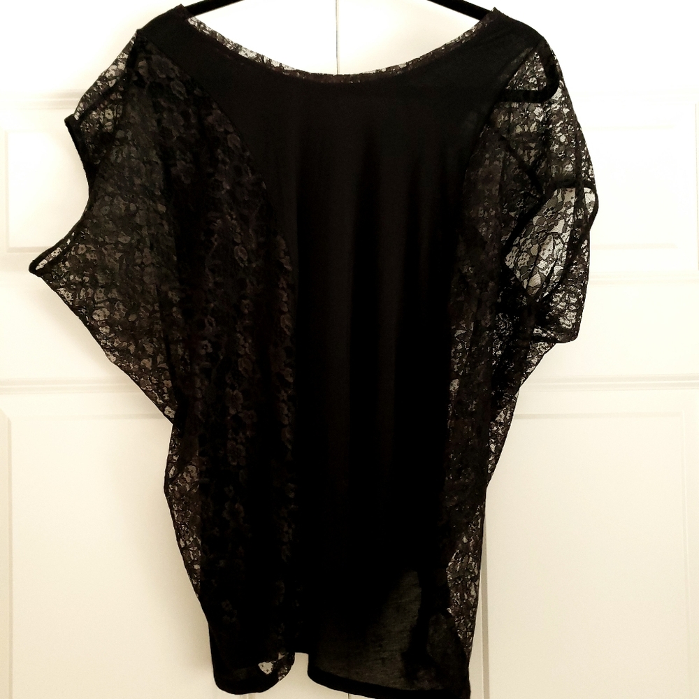 Victoria's Secret Black Lace Top (XS)